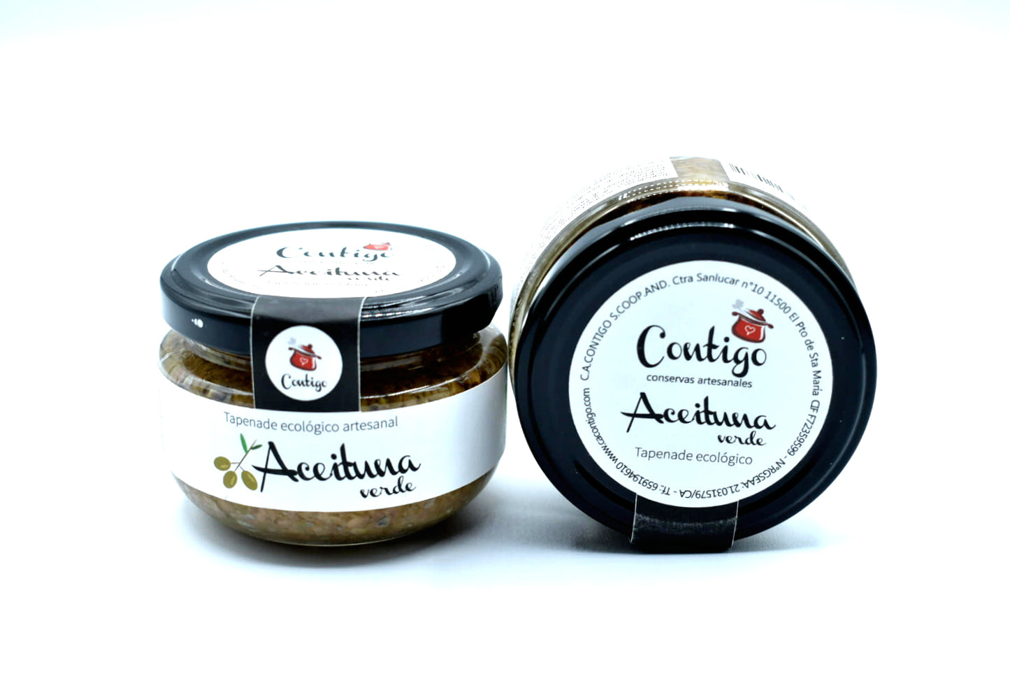 Tapenade Ecologica Artigianale di Olive verdi BIO - Contigo - 120 gr