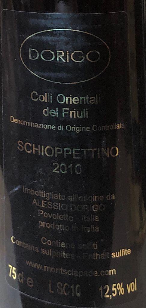 Vino Rosso - DORIGO Colli Orientali del Friuli Cabernet DOC- 750ml. 12.5% vol. - Drugstore Napoli