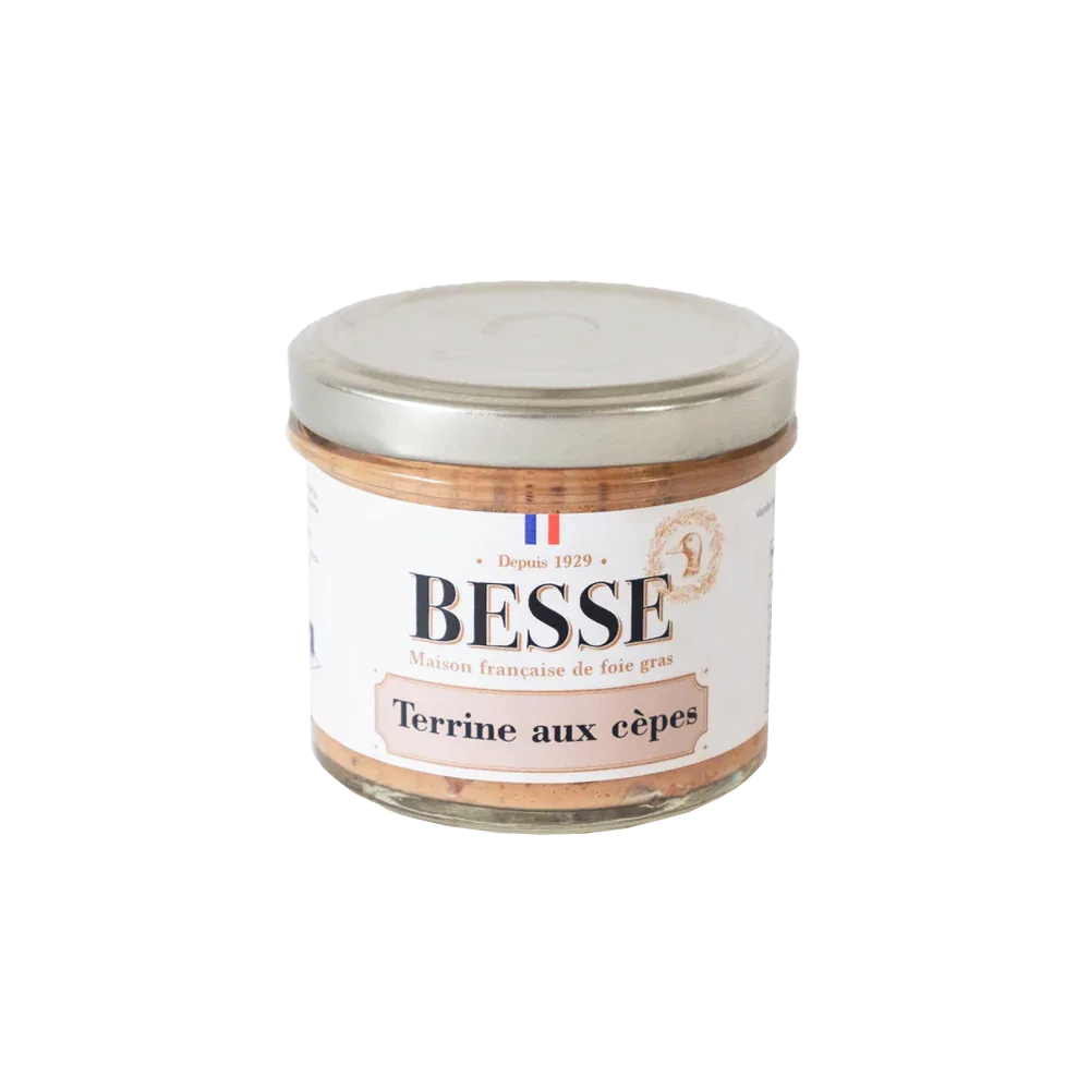 Terrine aux cèpes 10% foie gras 100g - Drugstore Napoli