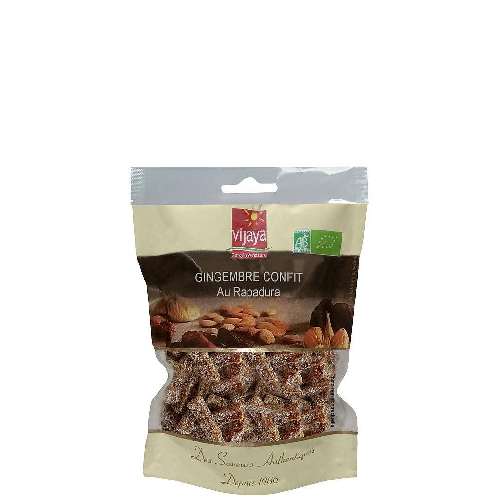 Zenzero candito con Rapadura- Stick.- 250g- Biologico