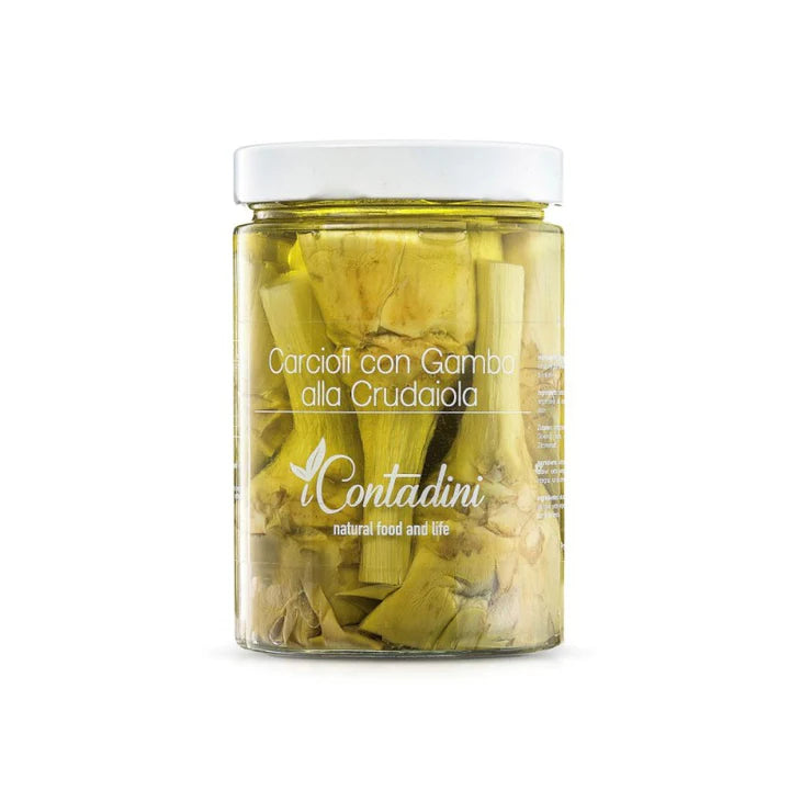 Carciofi Con Gambo alla Crudaiola I Contadini 520 gr