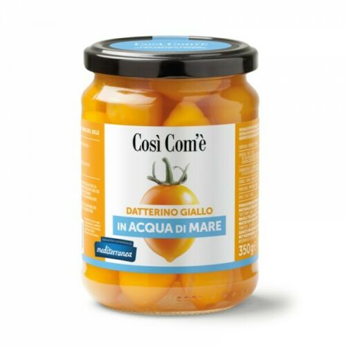 Tomates Datterino Amarillos en Agua de Mar "Cosméticos" - Finagricola - 350 g