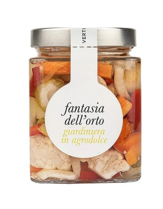Giardiniera in Agrodolce - Fantasia dell'Orto - Verticelli - 580g - Drugstore Napoli