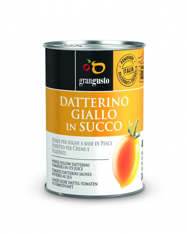 Datterino Giallo Intero in Succo GranGusto - Finagricola - 400 gr