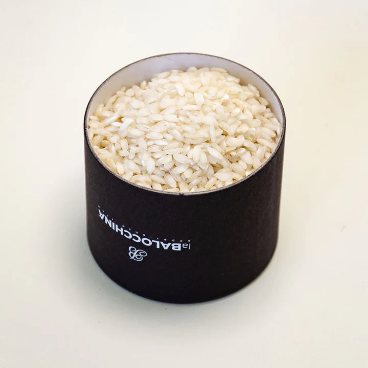 Arroz Carnaroli clásico - Lata de 480 g para 6 personas, la Balocchina