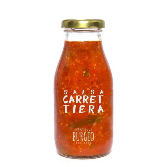 Salsa Carrettiera - Fratelli Burgio - SALSA VEGANA PRONTA ALL'USO - 250 ml - Drugstore Napoli