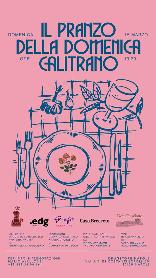 Pranzo della Domenica Calitrano a Napoli - Evento gastronomico Alta Irpinia al Kuoko Mercante di Mario Avallone