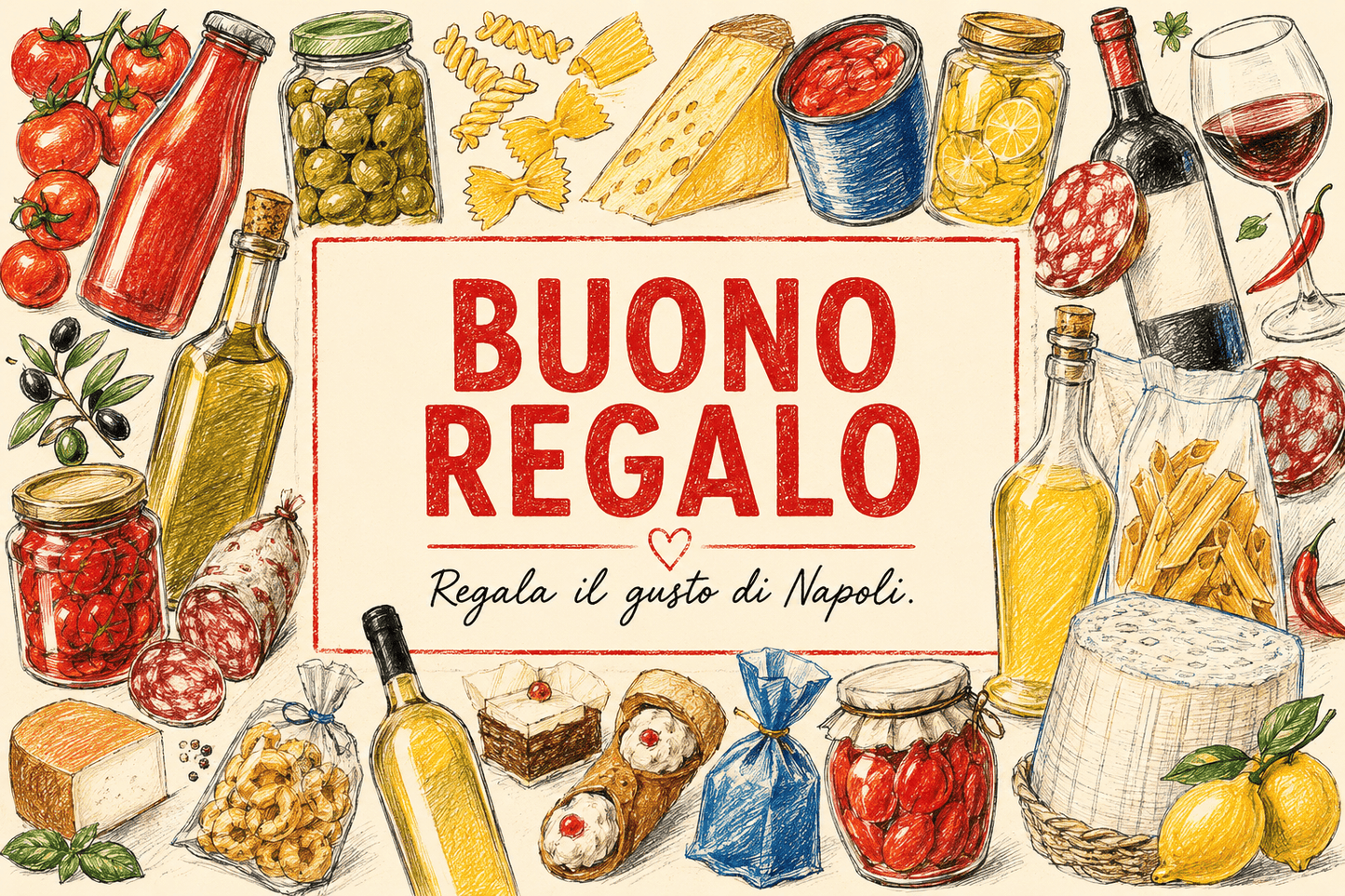 Buono Regalo Drugstore Napoli - Gift Card Prodotti Gourmet Italiani