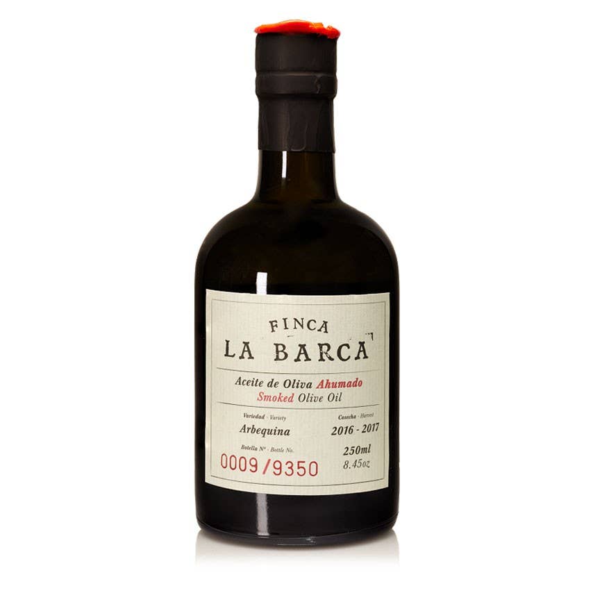 Olio di Oliva Affumicato Spagnolo - Finca La Barca -EDIZIONE LIMITATA - BOTTIGLIA NUMERATA (copia)