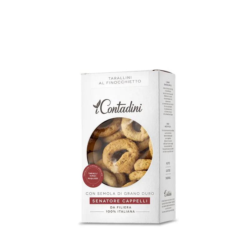 Tarallini al finocchietto con semola Senatore Cappelli e germe di grano - 250g I Contadini