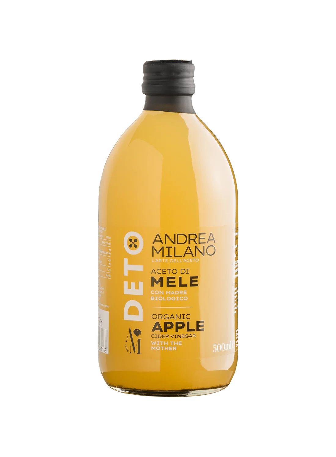 Deto - Aceto di Mele Biologico con Madre - Andrea Milano - 500ml