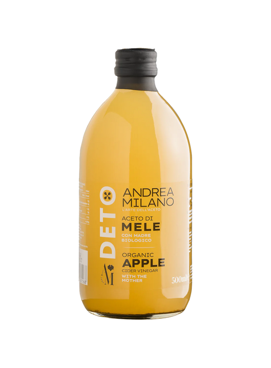 Deto - Aceto di Mele Biologico con Madre - Andrea Milano - 500ml