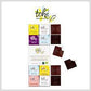 24 Quadratini di Cioccolato - 6 gusti - Tohi