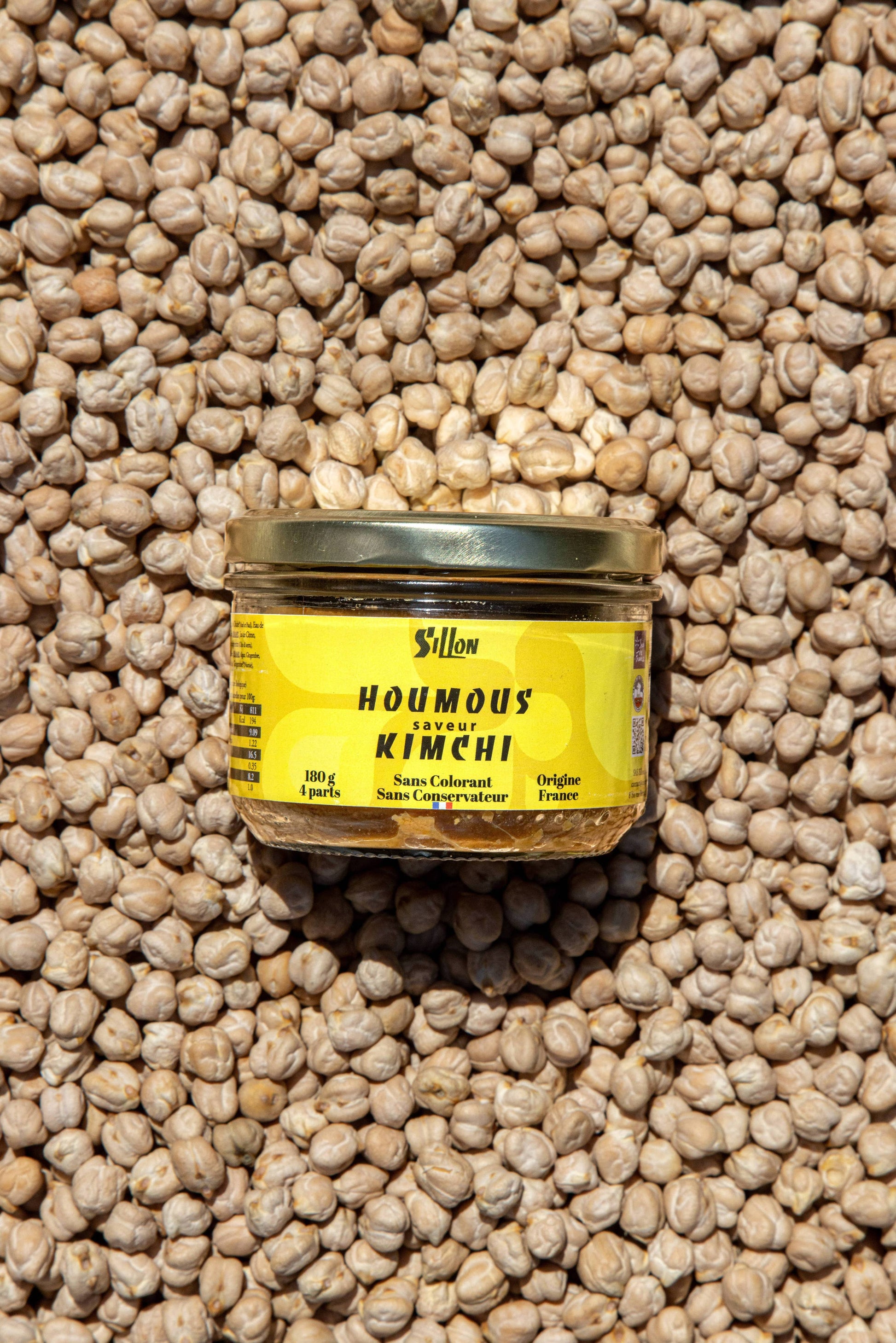 Hummus al Kimchi Sillon 100g - Crema di ceci biologici con kimchi fermentato - Drugstore Napoli