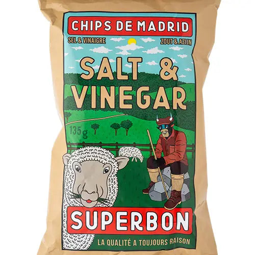 Chips all'aceto e sale 135g - Superbon