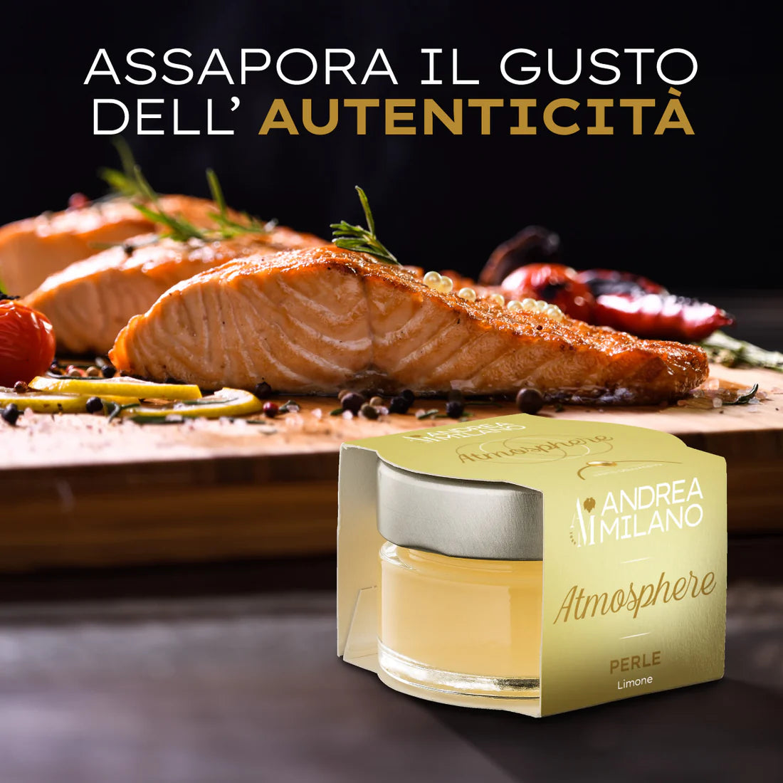 Atmosphere - Perle di Aceto al Limone - 50g - Andrea Milano