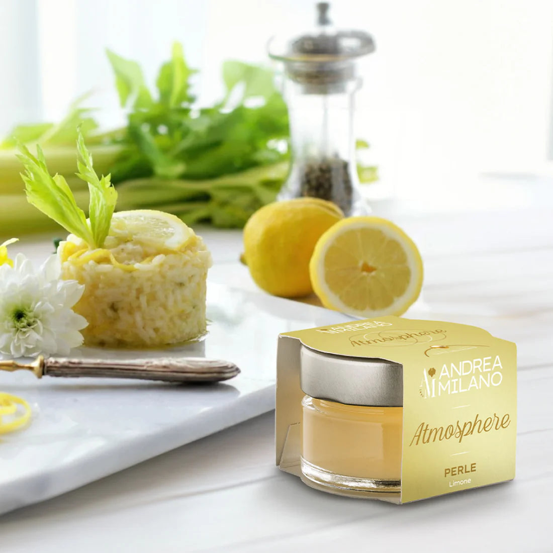 Atmosphere - Perle di Aceto al Limone - 50g - Andrea Milano