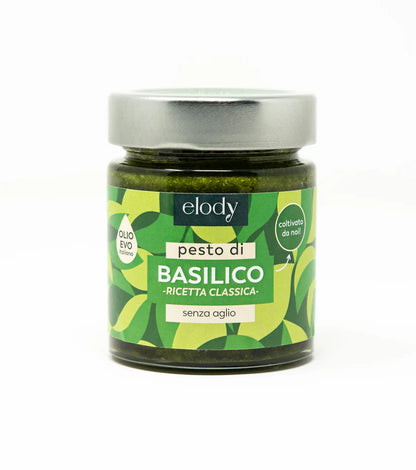 Pesto clásico de albahaca 130 g - Elody