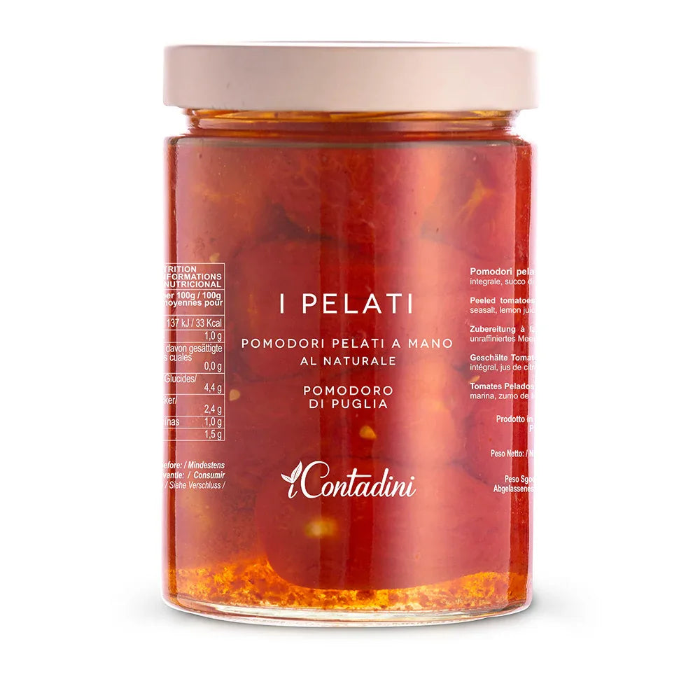 I Pelati - Pomodori Lunghi al Naturale - I Contadini - 550 g - Drugstore Napoli