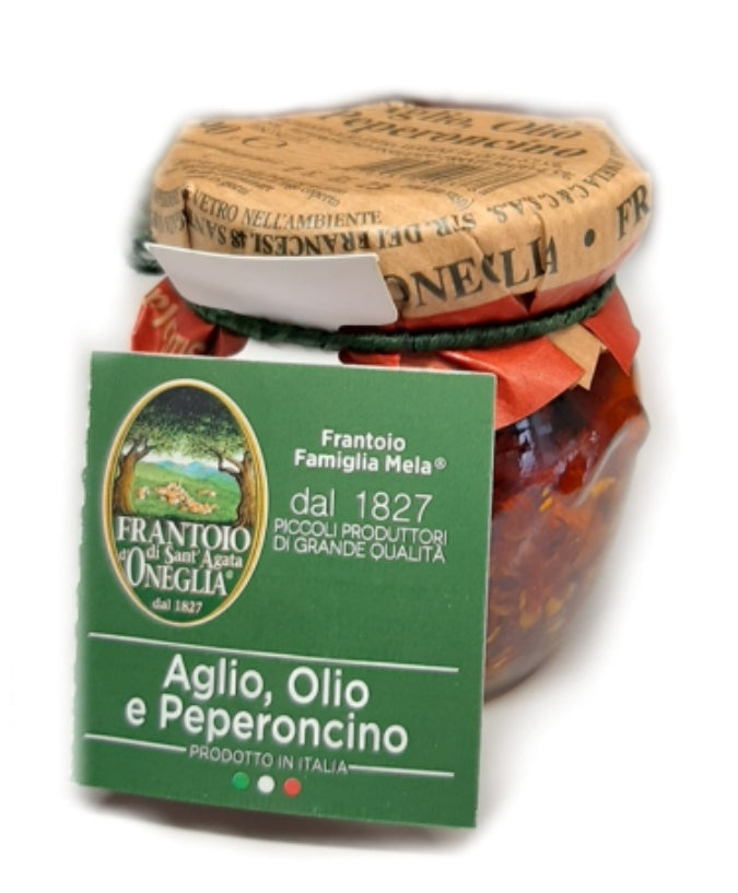 Aglio Olio e Peperoncino 90g - Frantoio di Sant’Agata d’Oneglia - Drugstore Napoli