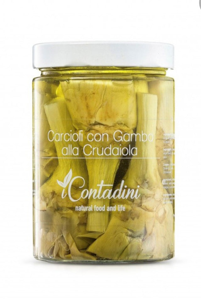 Carciofi con gambo alla Crudaiola 1600 gr - I Contadini - Drugstore Napoli