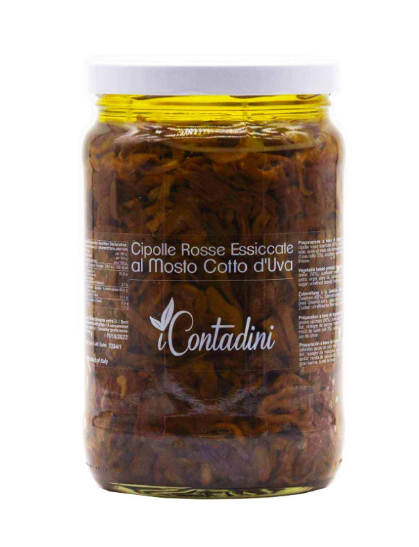 Cipolle Rosse essiccate al Mosto Cotto  d'Uva - 1600 gr - I Contadini - Drugstore Napoli