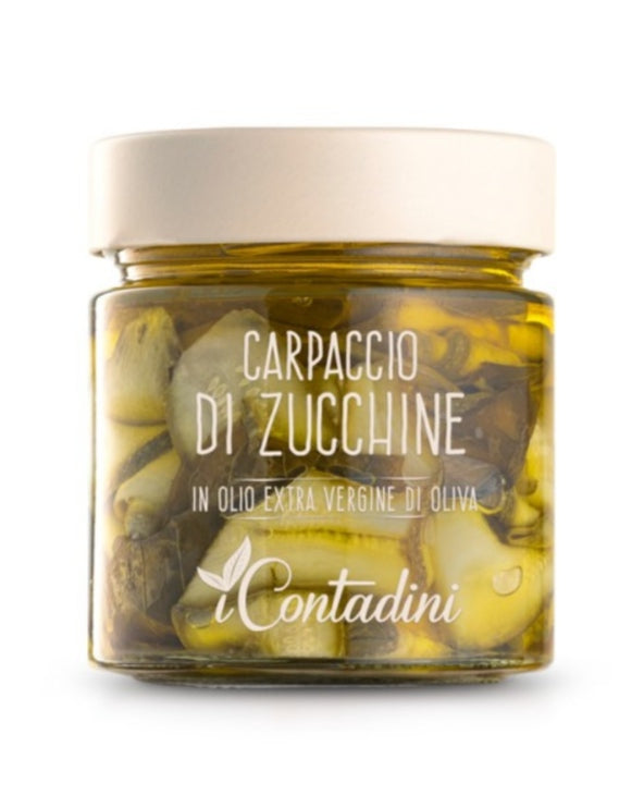 Carpaccio di Zucchine (in olio EVO) 230 gr - I Contadini - Drugstore Napoli