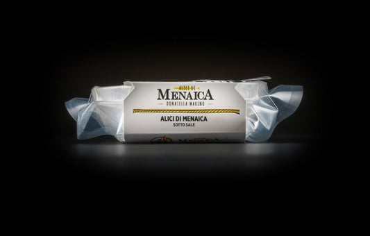 Alici di Menaica sotto sale Presidio Slow Food 250 gr