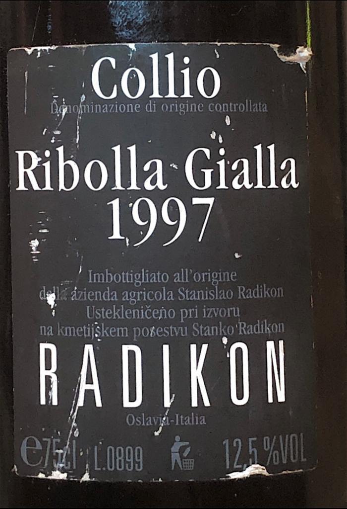Vino Rosso - Venezia Giulia Merlot IGT 1997 Radikon - 750ml. 14% vol. - Drugstore Napoli