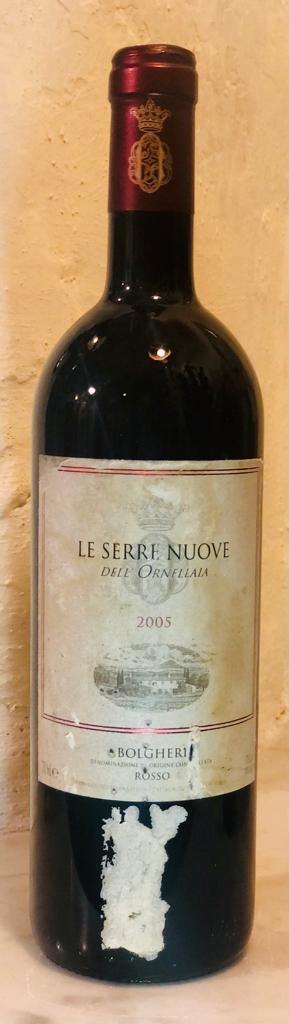 Vino Rosso - Bolgheri Rosso DOC “Le Serre Nuove dell’Ornellaia” 2005 Ornellaia - 750ml. 14%vol. - Drugstore Napoli